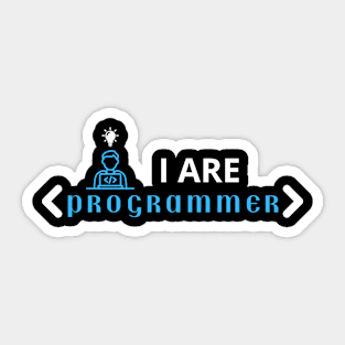 i are programmer Sticker